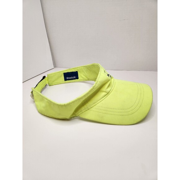 Reebok Hat Cap‎ Strap Back Visor Neon Green Logo Adjustable - Picture 4 of 4